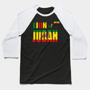 Lion of Judah, Reggae, Ethiopian, Rasta Baseball T-Shirt